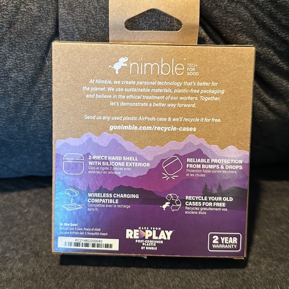 3/$15 SALE 💫 NWT Nimble AirPods Case - Picture 4 of 8
